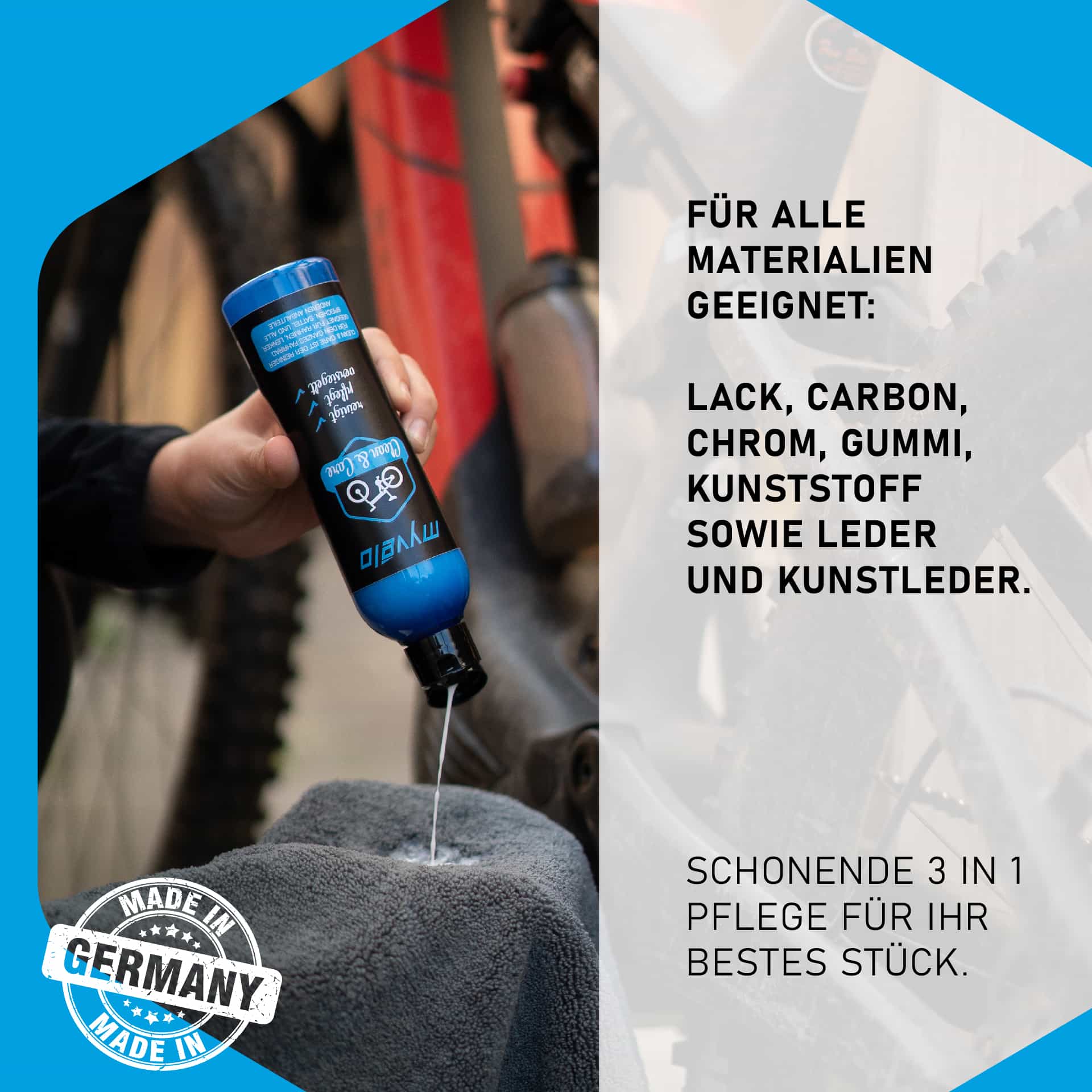 MYVELO Clean and Care Fahrradreiniger mit Politur - Image 4